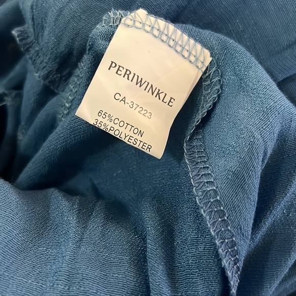 Periwinkle Boho Loose Relaxed Fit Boho Dress Size Large - Picture 16 of 16